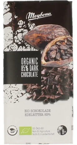 Meybona Organic 85% Dark Chocolate (100 gr)