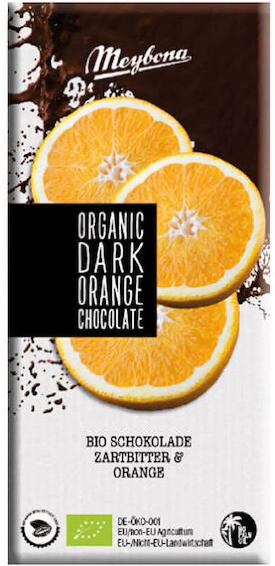 Meybona Organic Dark Orange Chocolate (100 gr)
