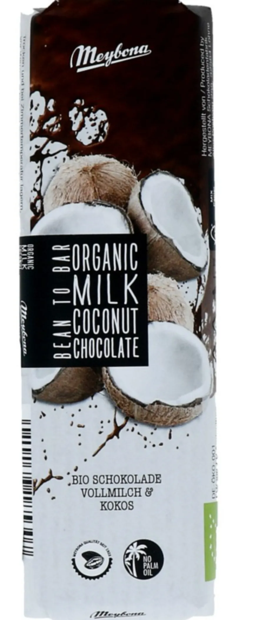Meybona Organic Milk Coconut Chocolate Bar (35 gr)