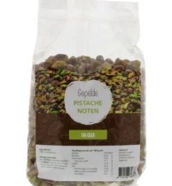 Mijnnatuurwinkel Gepelde Pistache Noten (500 gr)