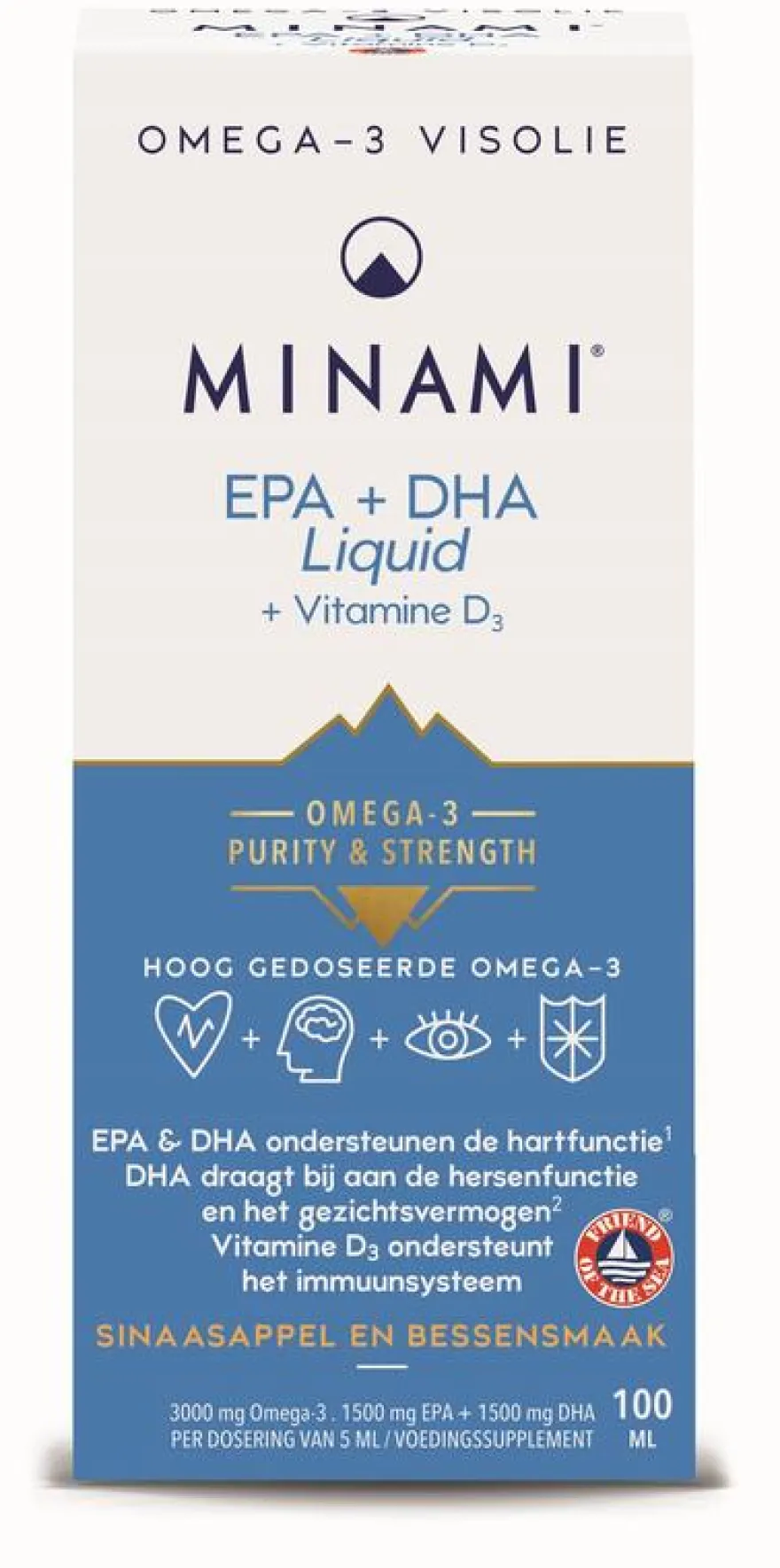 Minami Epa + Dha Liquid Vitamine D3 (100 ml)