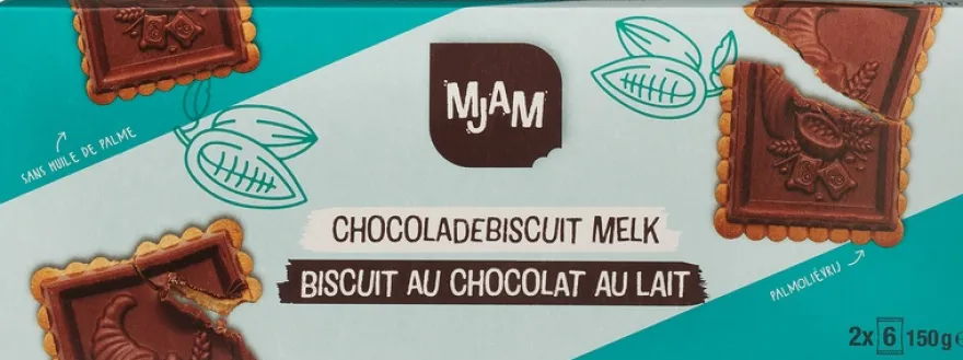 MJAM Biscuit Melk Chocolade (150 gr)