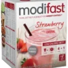 Modifast Intensive Milkshake Aardbei 8 Zakjes (440 gr)