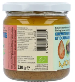 Monki Gemengde notenpasta met zout eko bio (330 gr)
