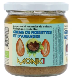 Monki Gemengde notenpasta met zout eko bio (330 gr)