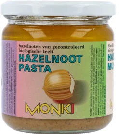 Monki Hazelnootpasta eko bio (330 gr)