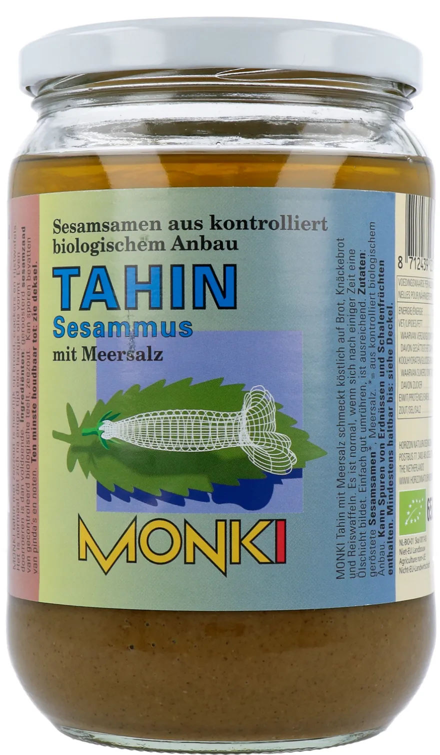 Monki Tahin met zout eko bio (650 gr)