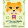 Montagne Jeunesse Kitten sheet face mask cucumber & aloe (1 stuk)