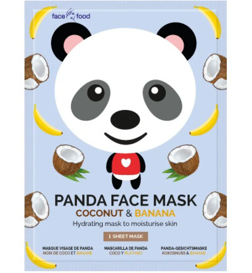 Montagne Jeunesse Panda sheet face mask coconut & banana (1 stuk)