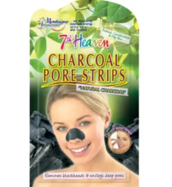 Montagne Jeunesse 7th Heaven gezichtsmasker charcoal pore strips (3 stuks)