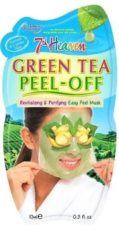 Montagne Jeunesse 7Th Heaven Mask Peel-Off Green Tea (1 stuk)