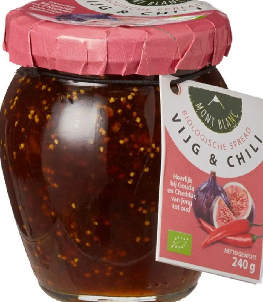 Mont Blanc Vruchtenspread Vijg Chili (240 gr)