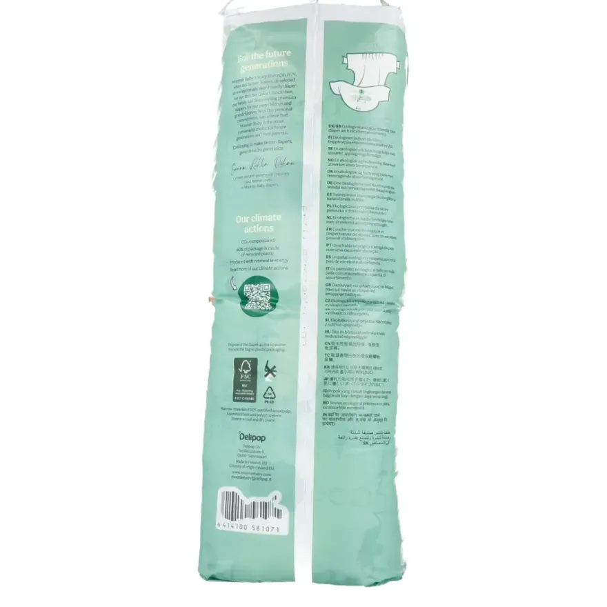 Moomin Baby Ecologische Luiers 3 Midi (42 stuks)