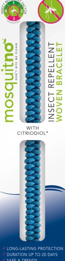 Mosquitno Insect Repellent Bracelet Woven (1 stuk)
