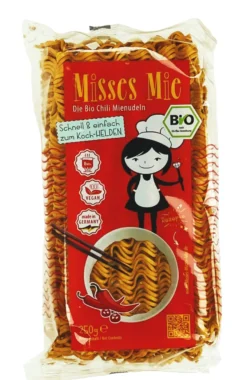 Mrs Mie Misses Mie Biologische Chili Mie Noedels (250 gr)