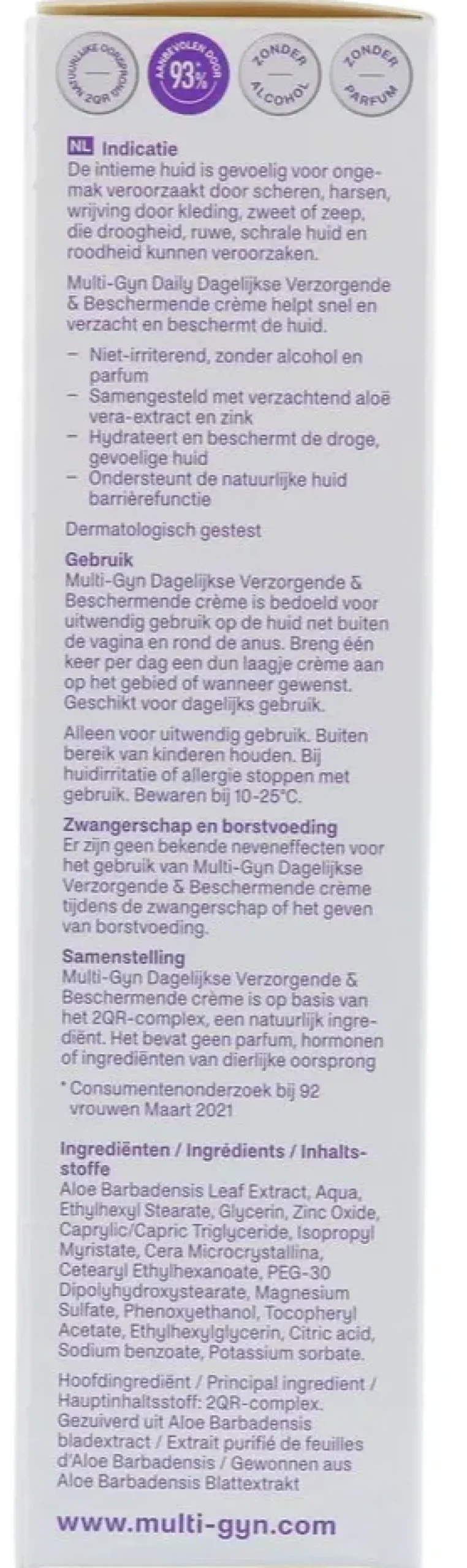 Multi-Gyn Verzorgende & Beschermende Crème (50 gr)