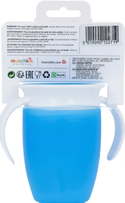 Munchkin Miracle 360° Oefenbeker Blauw (207 ml)