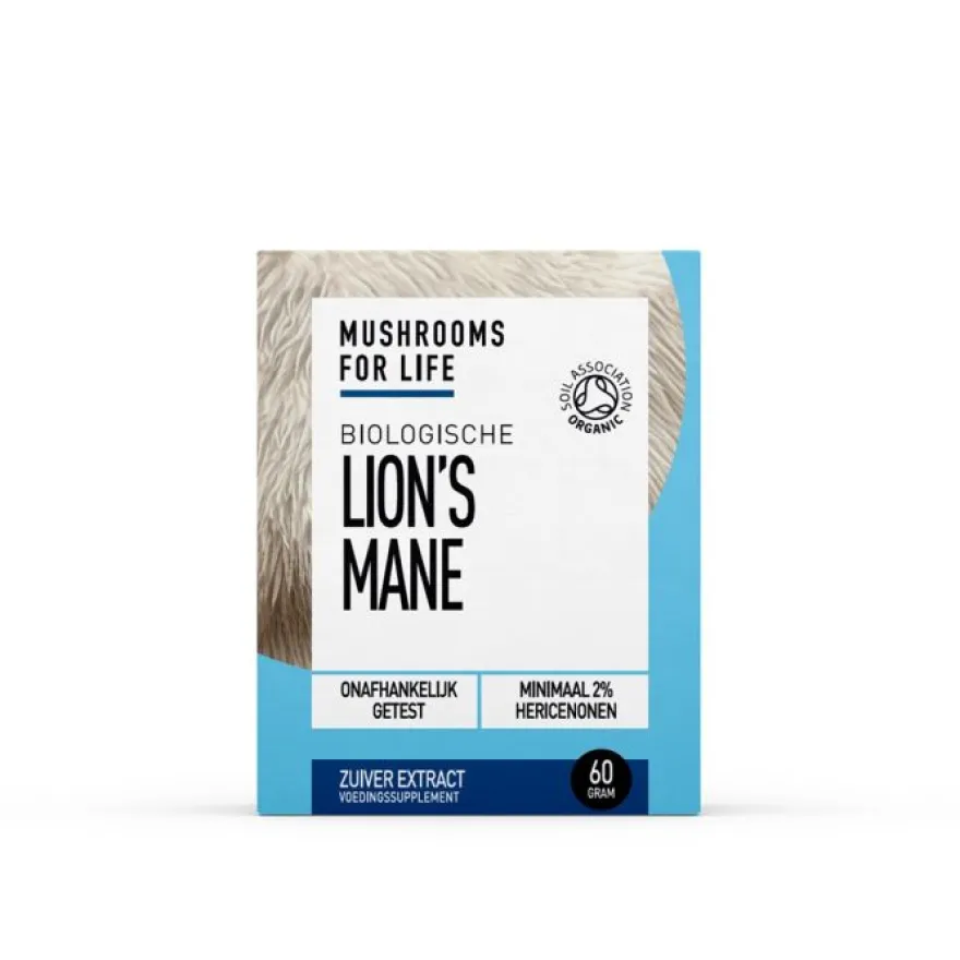 Mushrooms F Life Lion’s Mane Poeder Bio (60 gr)