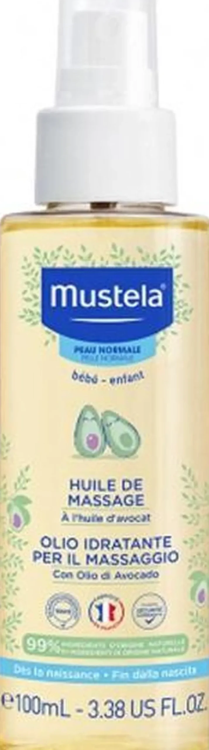 Mustela Massage Olie (100 ml)
