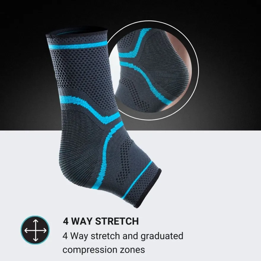 Mx Health Premium Ankle Support Elastic – S (1 stuk)