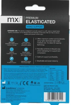 Mx Health Premium Elasticated Hand Support S (1 stuk)