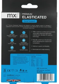 Mx Health Premium Elasticated Hand Support L (1 stuk)