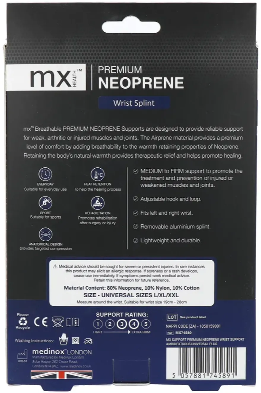 Mx Health Premium Pols Spalk Universeel – Maat XL/3xl (1 stuk)