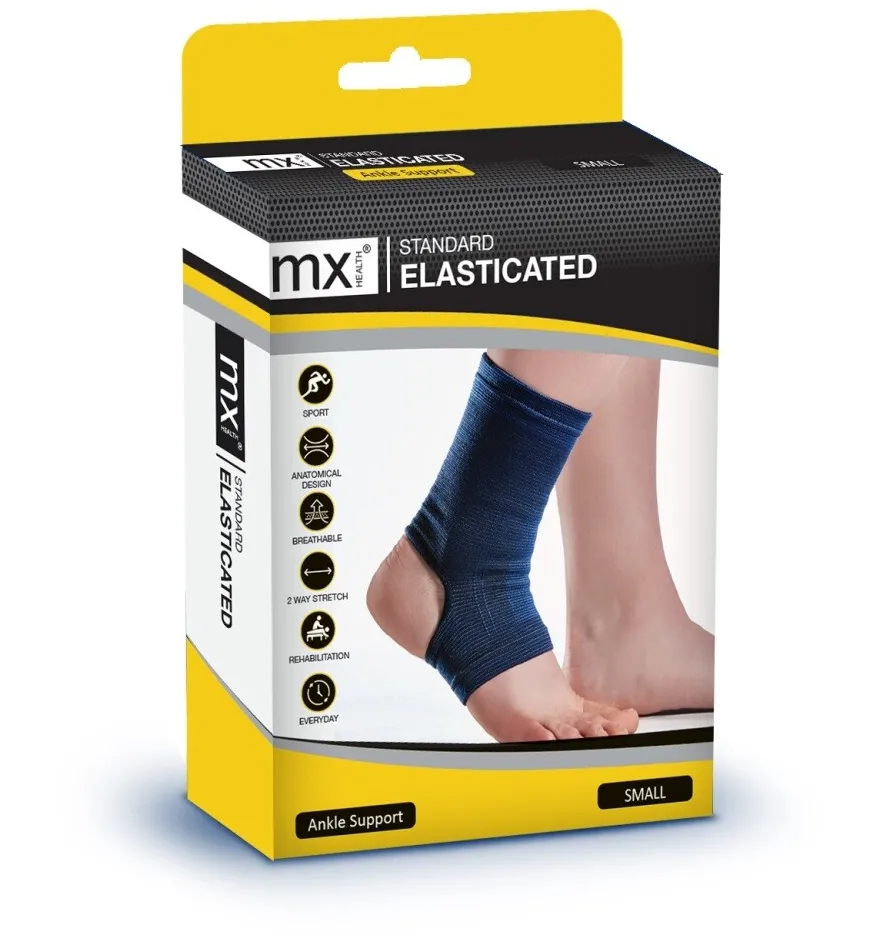 Mx Health Standard Ankle Support Elastic – S (1 stuk)