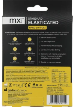 Mx Health Standard Elasticated Wrist Support XL (1 stuk)