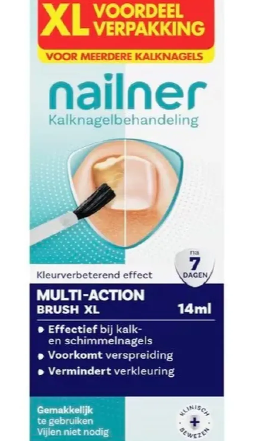Nailner Kalknagelkwastje XL (14 ml)