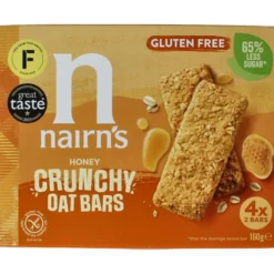 Nairns Crunchy Oat Bars Honey Glutenvrij (160 gr)