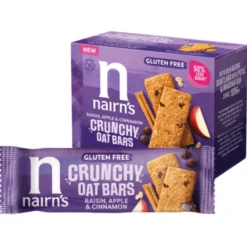 Nairns Crunchy Oat Bars Raisin Apple (160 gr)