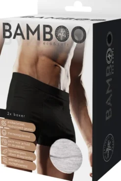 Naproz Bamboo Men’s Original Boxer Grijs 2-pack L (2 paar)