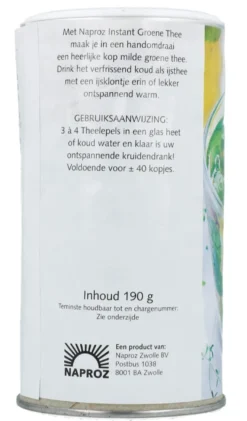 Naproz Instantgroene Thee (190 gr)