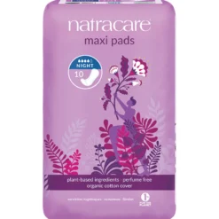 Natracare Maandverband nacht (10 stuks)