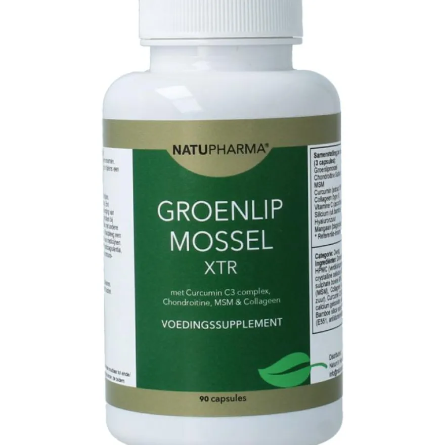 Natupharma Groenlipmossel XTR met curcumin C3 complex (90 capsules)
