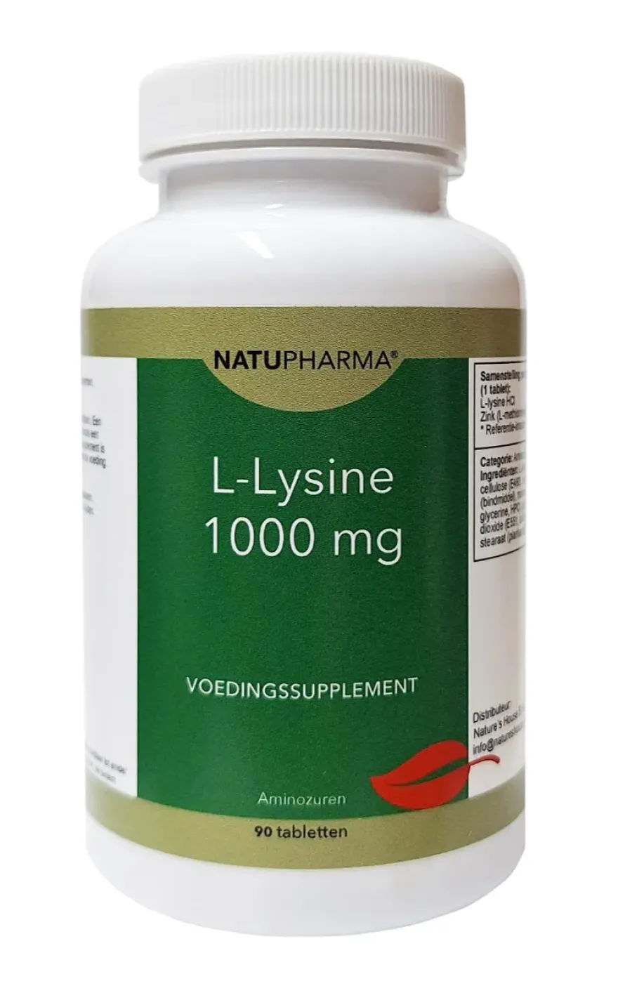 Natupharma L-lysine Tabletten (90 tabletten)