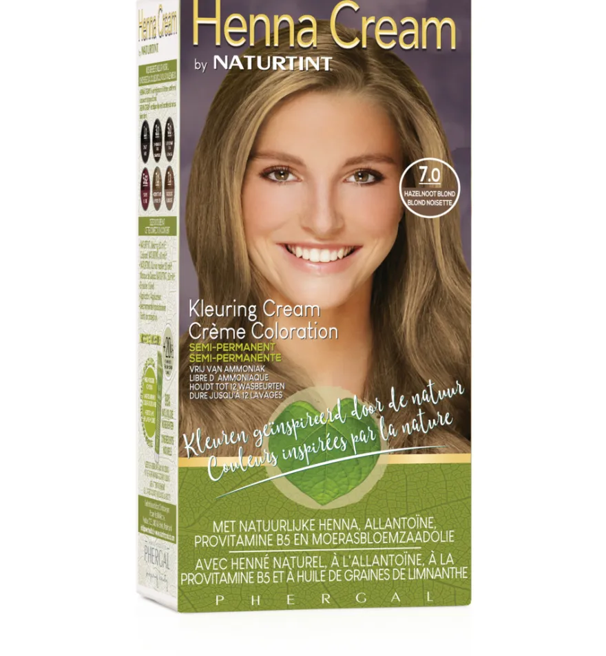 Naturtint Henna cream 7.00 hazelnoot blond (110 ml)