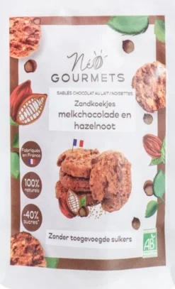 Neogourmets Zandkoek Chocolade Hazelnoot (100 gr)