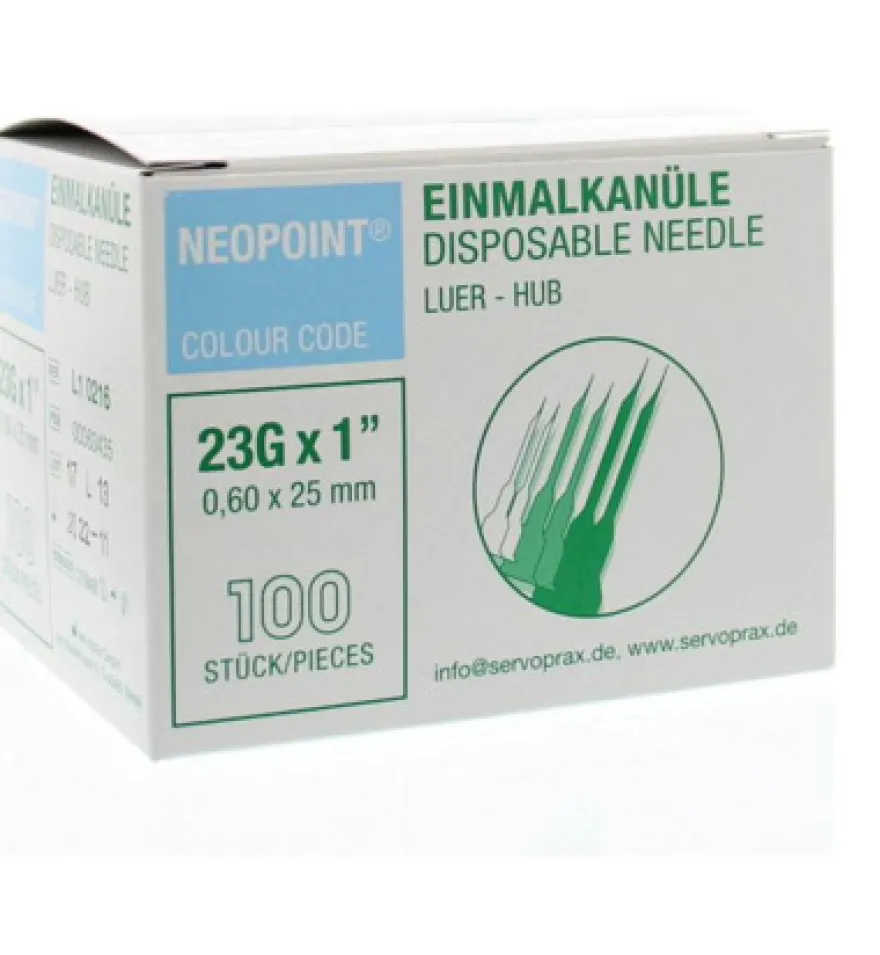 Neopoint Injectienaald Steriel 0.6 X 25 (100 stuks)