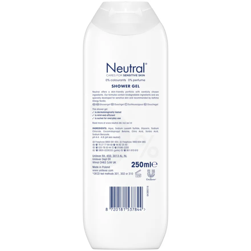Neutral Showergel (250 ml)