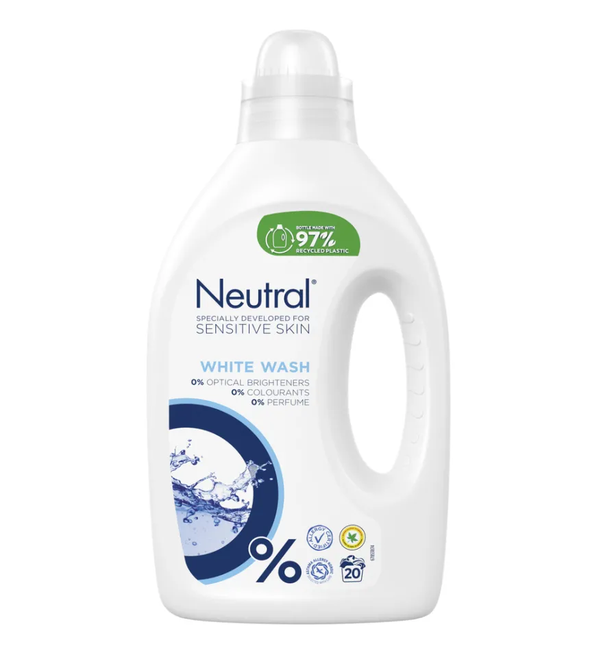 Neutral Wasmiddel Vloeibaar Hoofdwas Wit (1000 ml)