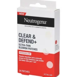 Neutrogena Clear & Defend Ultra-thin Blemish Patches (24 stuks)