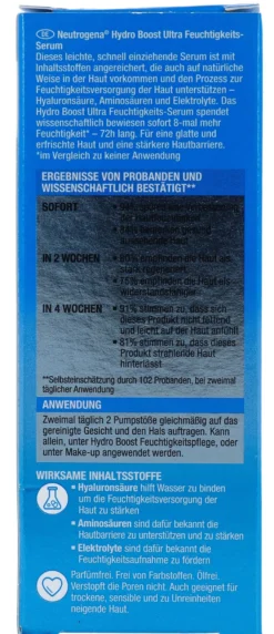Neutrogena Hydro Boost Puur Hyaluronzuur Ultra Hydraterend Serum (30 ml)