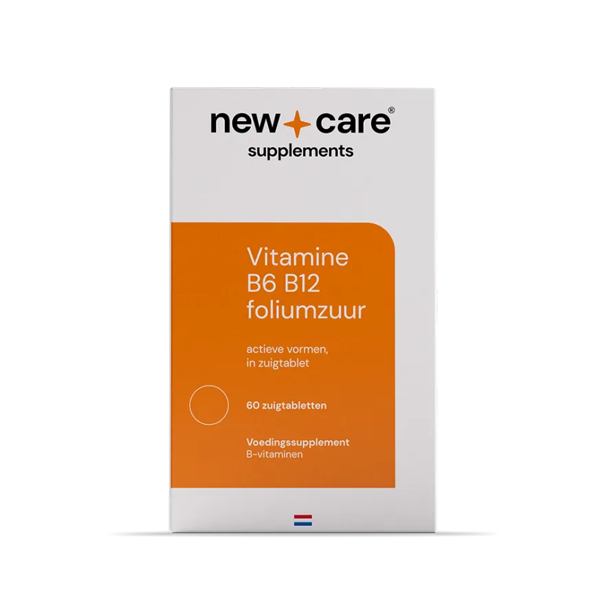 New Care B6 B12 Foliumzuur (60 zuigtabletten)