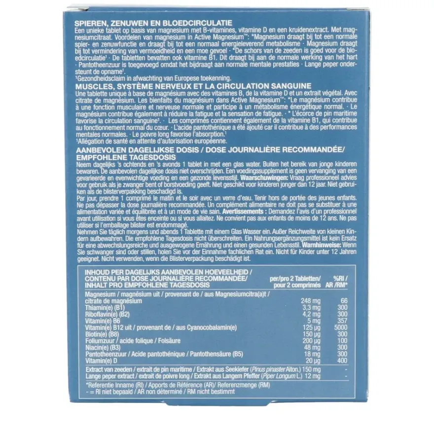 New Nordic Active Magnesium Citrate (60 tabletten)