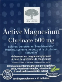 New Nordic Active Magnesium Glycinate (60 tabletten)