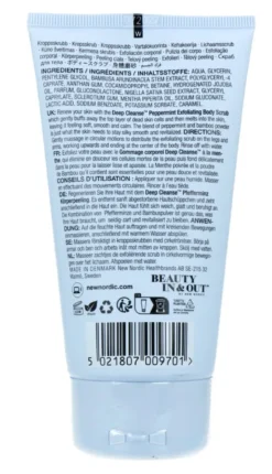 New Nordic Deep Cleanse Peppermint Exfoliating Body Scrub (150 gr)