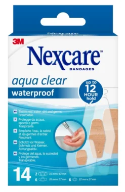 Nexcare Aqua Clear Waterproof Bandages (14 stuks)