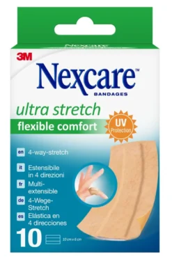 Nexcare Ultra Stretch Flexible Comfort Bandages 10cm X 6cm (10 stuks)